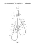 SUTURING DEVICE WITH SPLIT ARM AND METHOD OF SUTURING TISSUE diagram and image