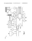 Pressure-maintaining function in a fully hybrid drive diagram and image