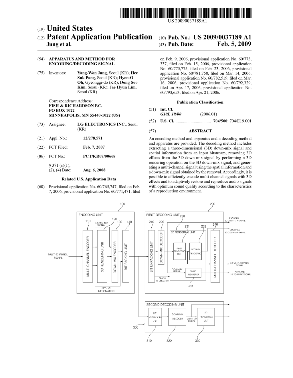 Apparatus and Method for Encoding/Decoding Signal - diagram, schematic, and image 01