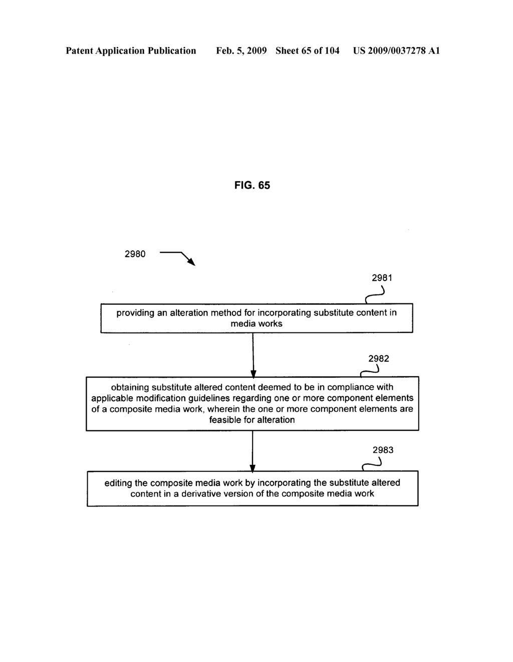 Implementing visual substitution options in media works - diagram, schematic, and image 66