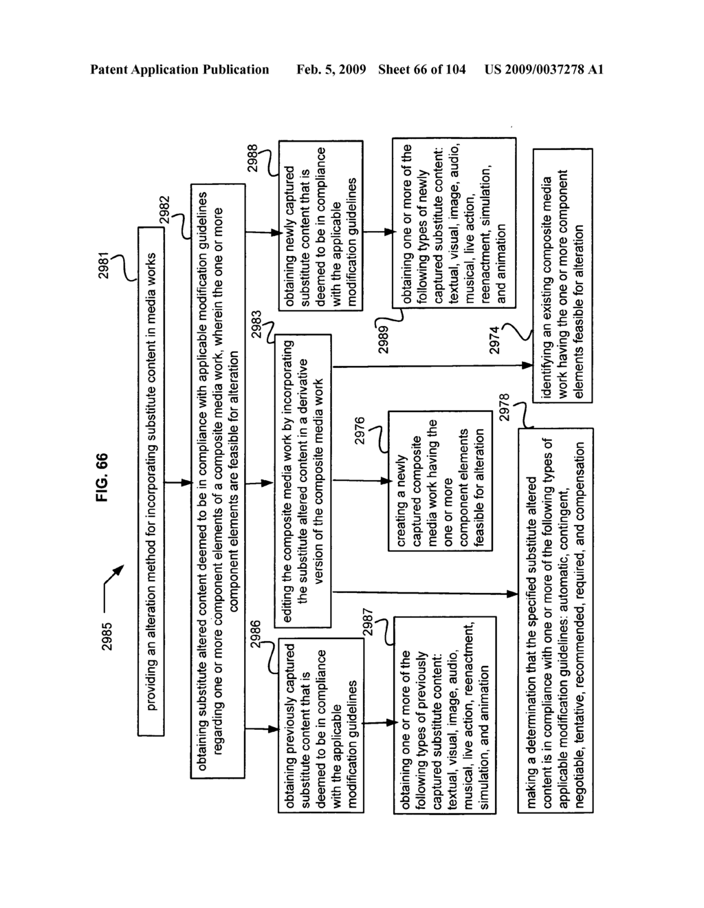 Implementing visual substitution options in media works - diagram, schematic, and image 67