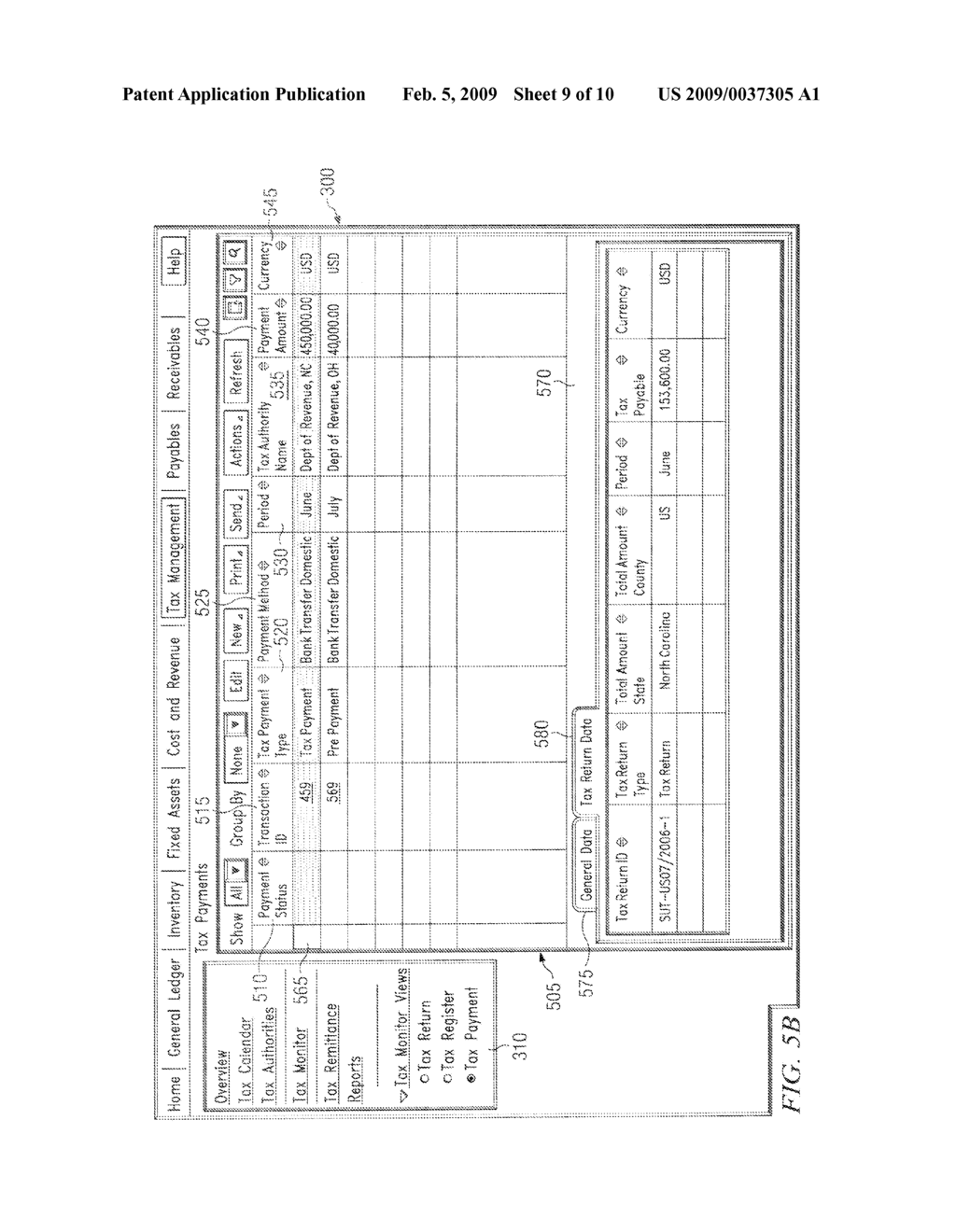 System and Method for Monitoring Tax Information - diagram, schematic, and image 10