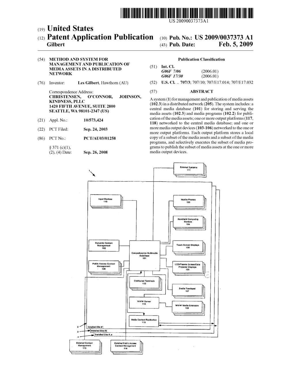 Method and System for Management and Publication of Media Assets in a Distributed Network - diagram, schematic, and image 01