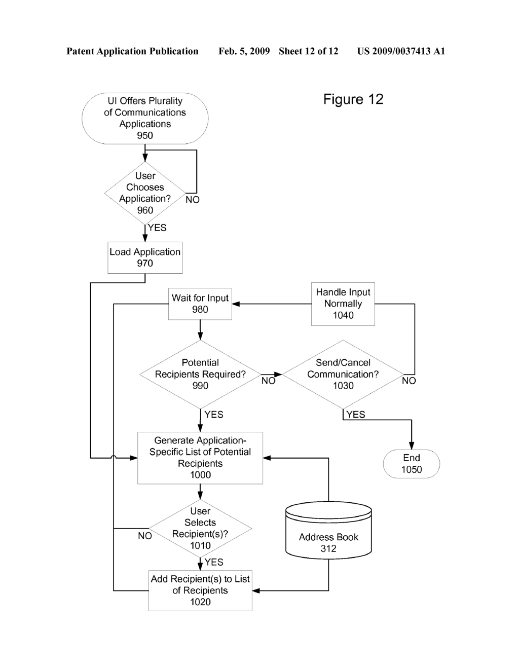 METHOD AND SYSTEM FOR GENERATING ADDRESS LISTS - diagram, schematic, and image 13