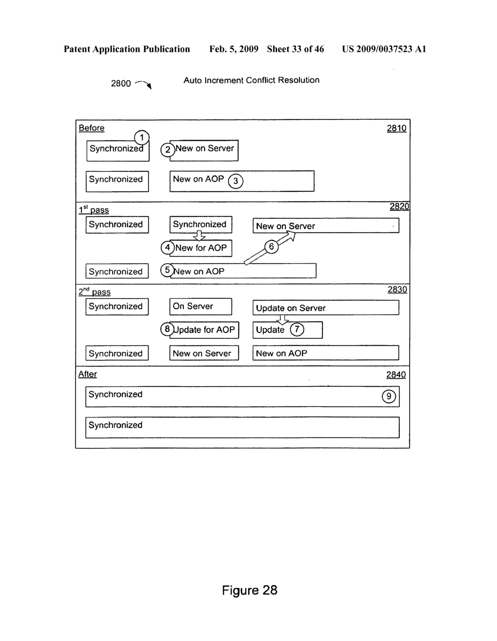 System and Method for Synchronizing an Offline Web-Based Application with an Online Web-Based Application - diagram, schematic, and image 34