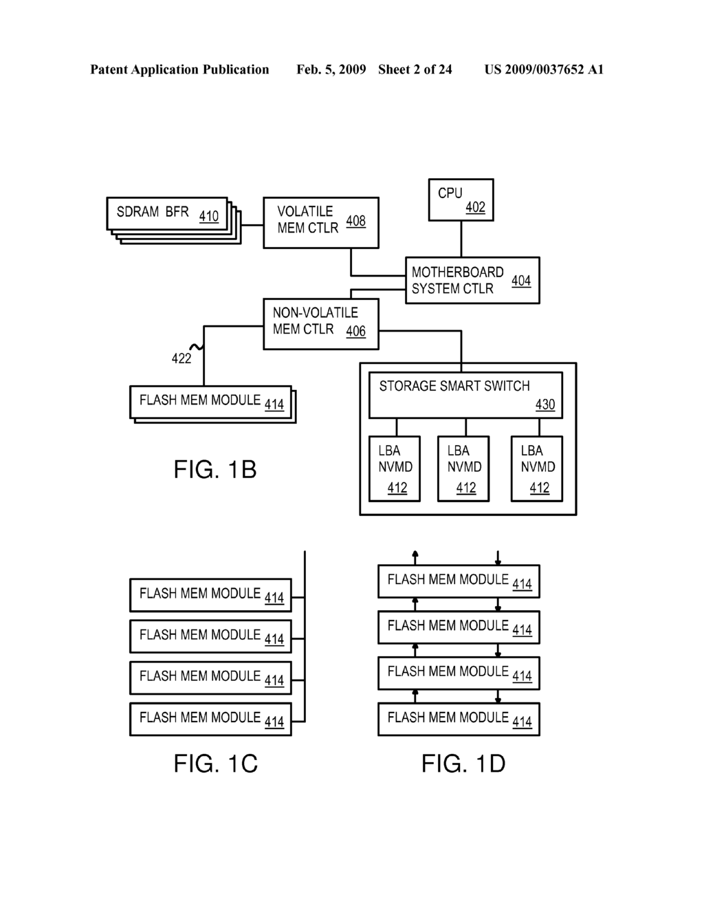 Command Queuing Smart Storage Transfer Manager for Striping Data to Raw-NAND Flash Modules - diagram, schematic, and image 03