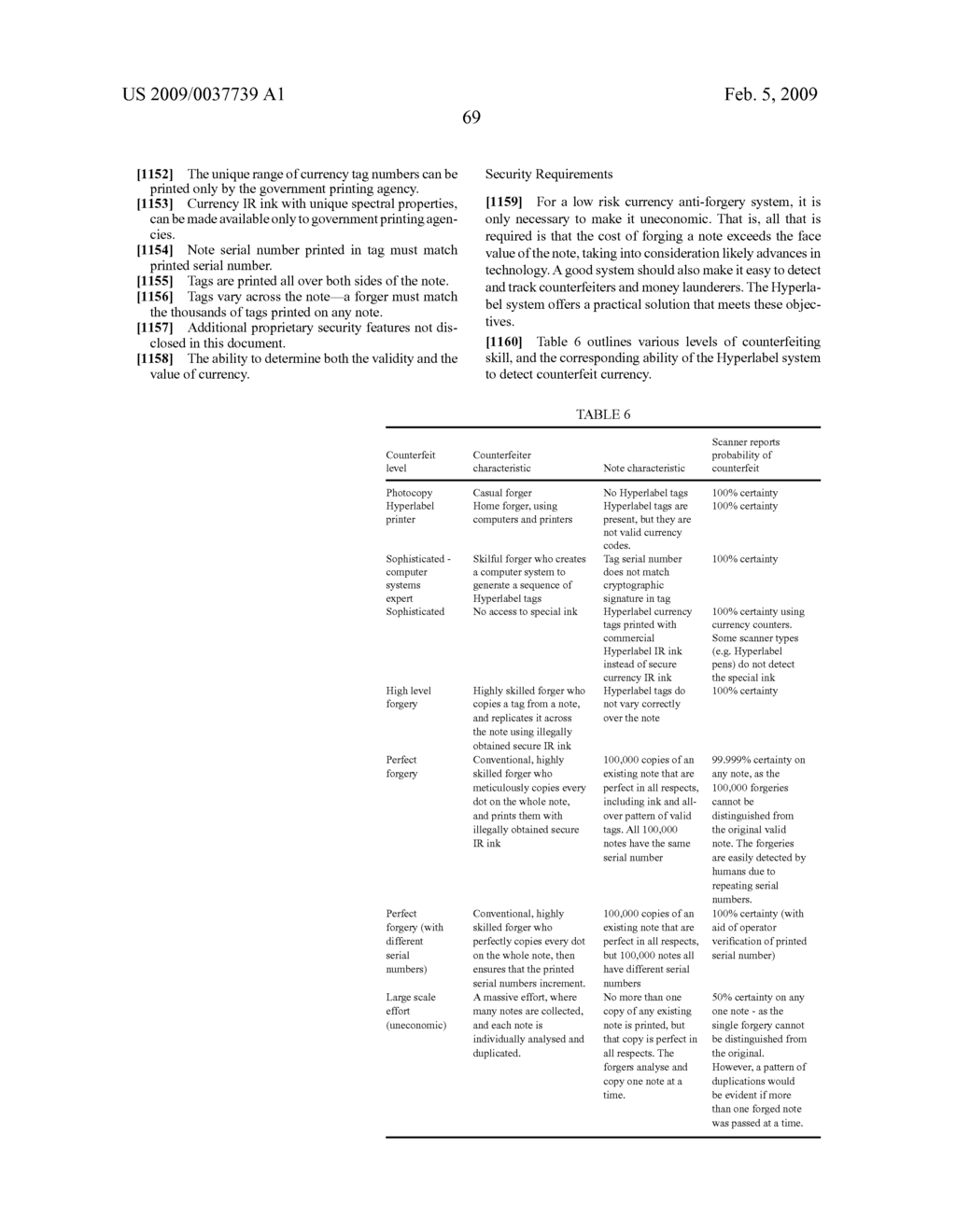 METHOD FOR IDENTIFYING A COUNTERFEIT SECURITY DOCUMENT - diagram, schematic, and image 99