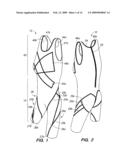 SWIMSUIT HAVING COMPRESSION PANELS diagram and image