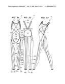 SWIMSUIT HAVING COMPRESSION PANELS diagram and image