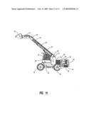 Extendable frame work vehicle diagram and image