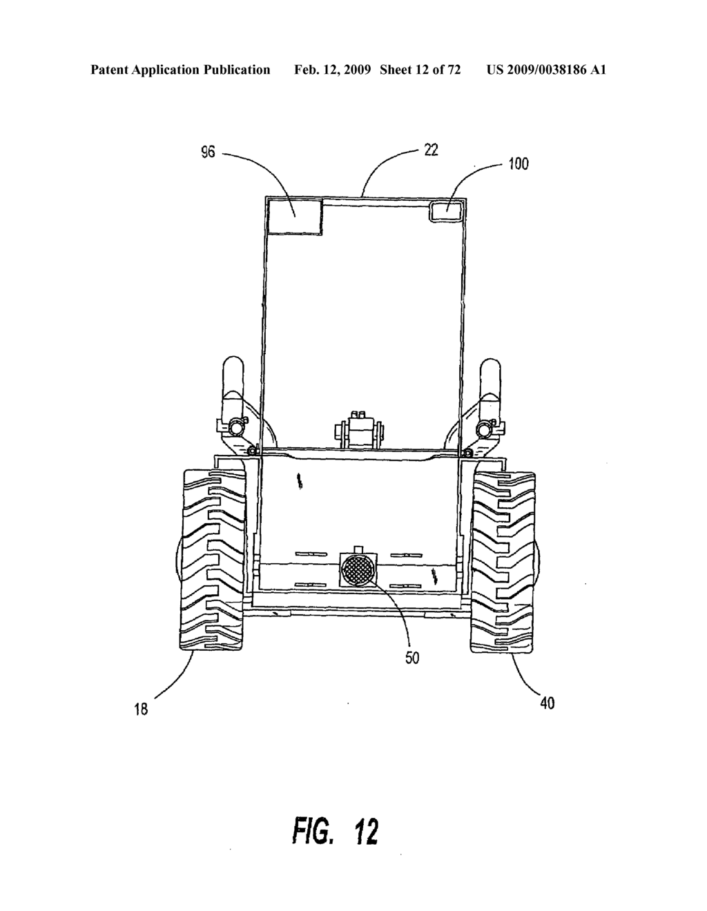 Extendable frame work vehicle - diagram, schematic, and image 13