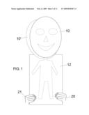 Bobblehead Sign Display diagram and image