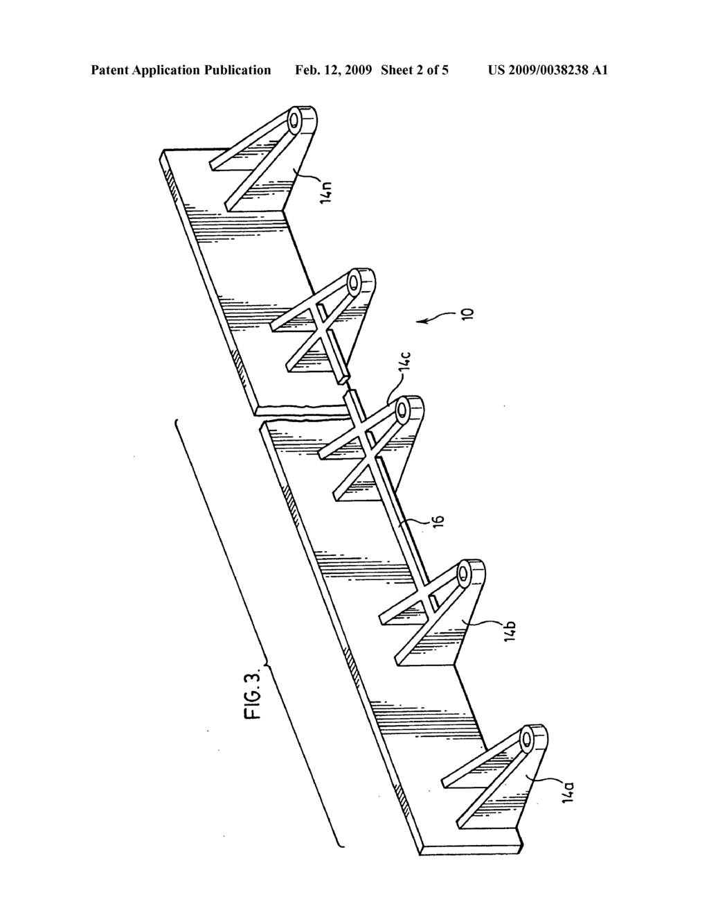 Paved surface restraint and method of installation - diagram, schematic, and image 03