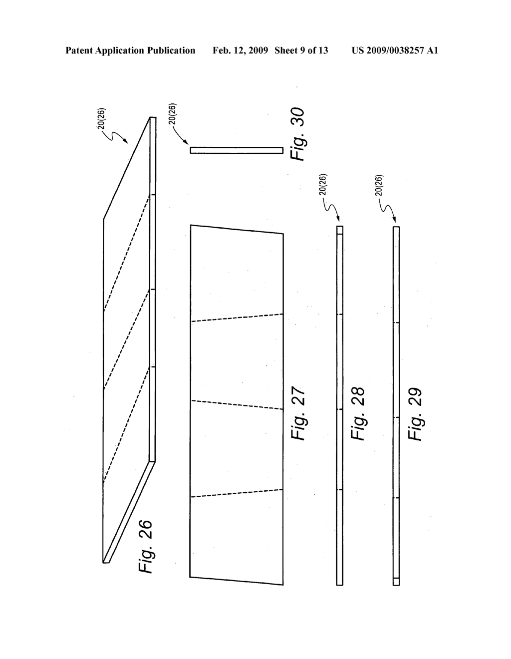 Hip and ridge shingle, method and apparatus for making, and method of using same - diagram, schematic, and image 10