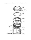 CONTAINER AND LID ASSEMBLY AND METHOD OF MANUFACTURE diagram and image