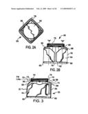 CONTAINER AND LID ASSEMBLY AND METHOD OF MANUFACTURE diagram and image