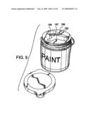 CONTAINER AND LID ASSEMBLY AND METHOD OF MANUFACTURE diagram and image