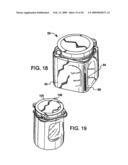 CONTAINER AND LID ASSEMBLY AND METHOD OF MANUFACTURE diagram and image