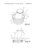 FLOW-THROUGH DEVICE AND CARTRIDGE APPLIED THEREBY diagram and image