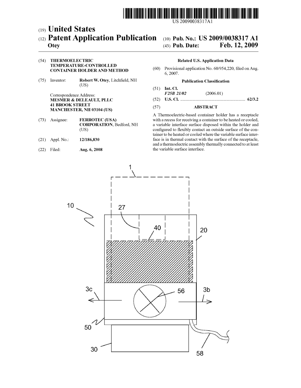 Thermoelectric temperature-controlled container holder and method - diagram, schematic, and image 01