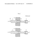 Method for producing ultra thin wall metallic tube with cold working process diagram and image