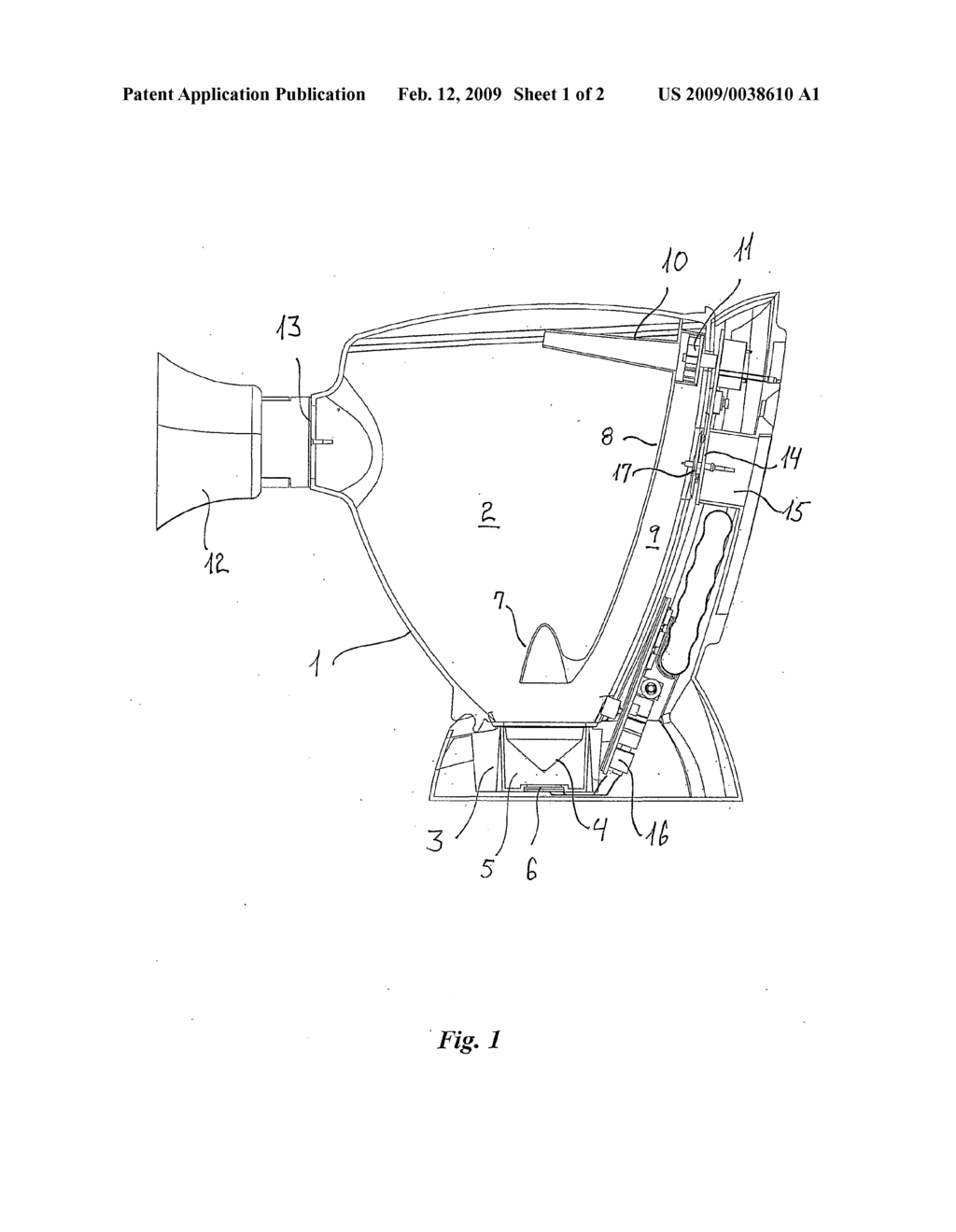 INHALATION DEVICE FOR PROVIDING A MIST OF NEBULISED LIQUID MEDICAL SOLUTION TO A USER - diagram, schematic, and image 02