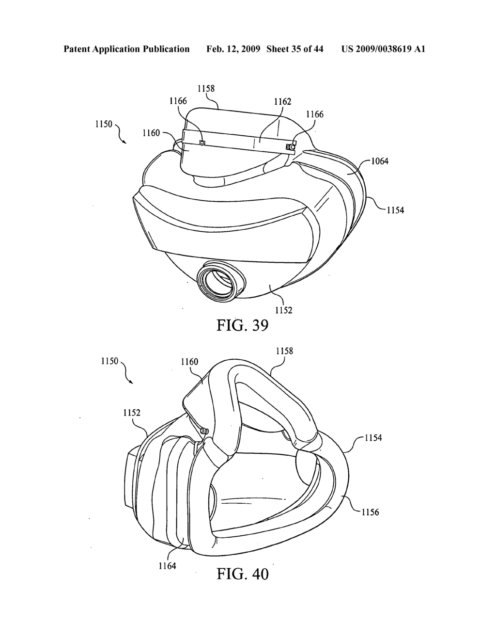 FULL FACE RESPIRATORY MASK WITH INTEGRATED NASAL INTERFACE - diagram, schematic, and image 36