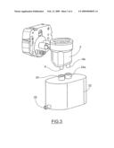 Apparatus for washing circuits involved in the preparation of milk-based beverages diagram and image