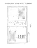 DEVICE FOR AUTOMATICALLY FILLING PRODUCT CONTAINERS WITH A LIQUID COMPRISING ONE OR MORE MEDICINES diagram and image