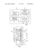 Apparatus for receiving and dispensing documents of value diagram and image