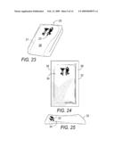 COMPACT AND PORTABLE INDIVIDUALLY PACKAGED INTIMATE FEMININE ABSORBENT ARTICLE diagram and image