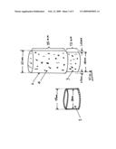 Plastic cap protector for bottle corks diagram and image