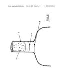 Plastic cap protector for bottle corks diagram and image