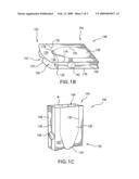 Microwave food heating package with removable portion diagram and image