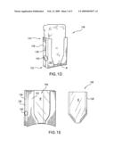 Microwave food heating package with removable portion diagram and image