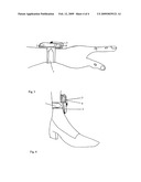 Cell phone bracelet / anklet diagram and image