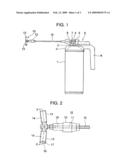 MEDICINE SPRAYING DEVICE diagram and image