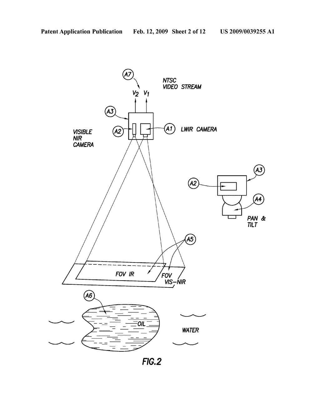 METHOD AND APPARATUS FOR OIL SPILL DETECTION - diagram, schematic, and image 03