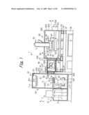 ELECTRON BEAM APPARATUS AND METHOD OF MANUFACTURING SEMICONDUCTOR DEVICE USING THE APPARATUS diagram and image