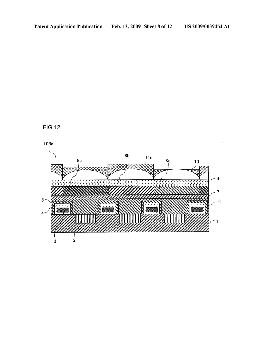 SOLID-STATE IMAGE PICKUP DEVICE AND FABRICATION METHOD THEREOF - diagram, schematic, and image 09