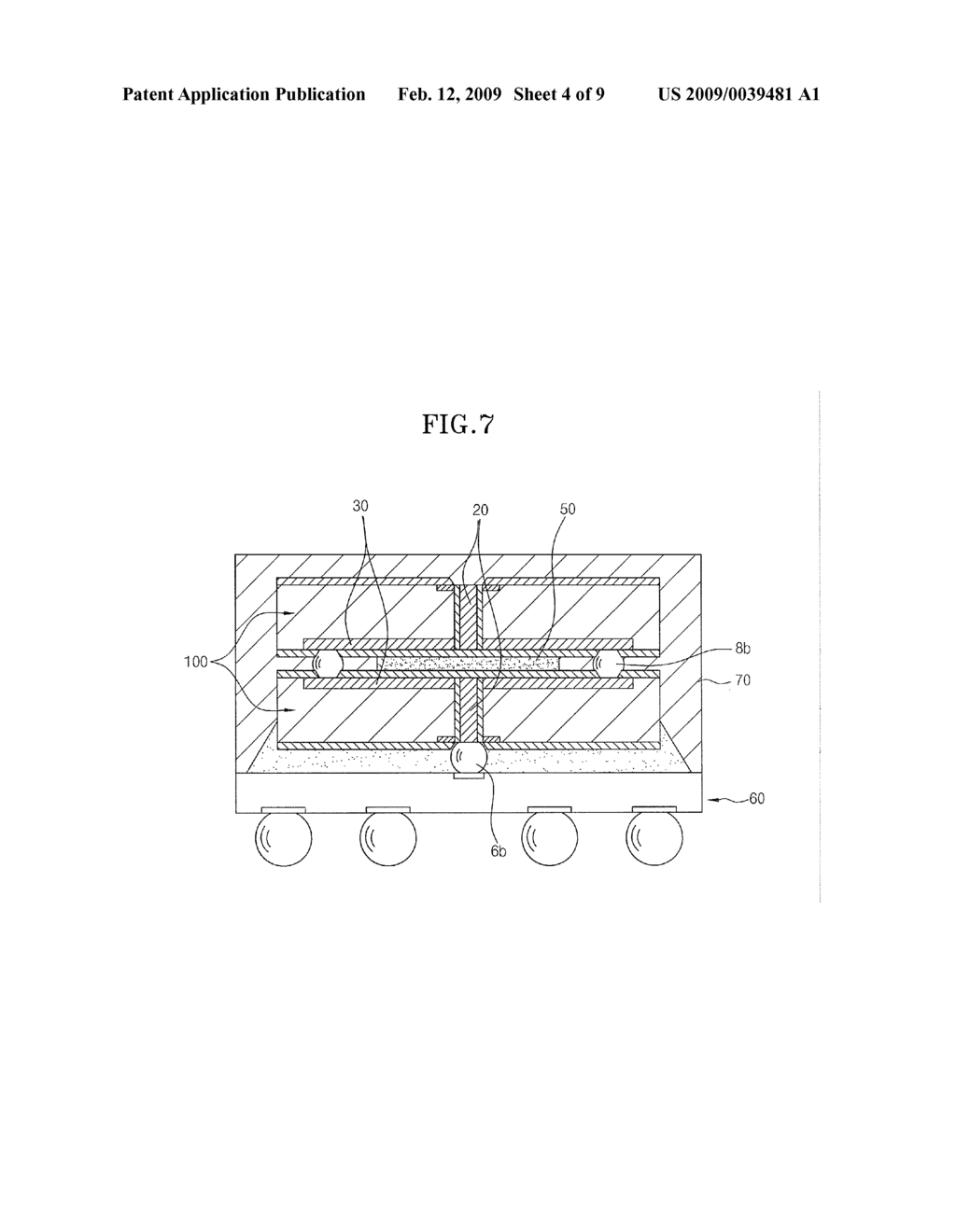 SEMICONDUCTOR PACKAGE WITH A REDUCED VOLUME AND THICKNESS AND CAPABLE OF HIGH SPEED OPERATION AND METHOD FOR FABRICATING THE SAME - diagram, schematic, and image 05