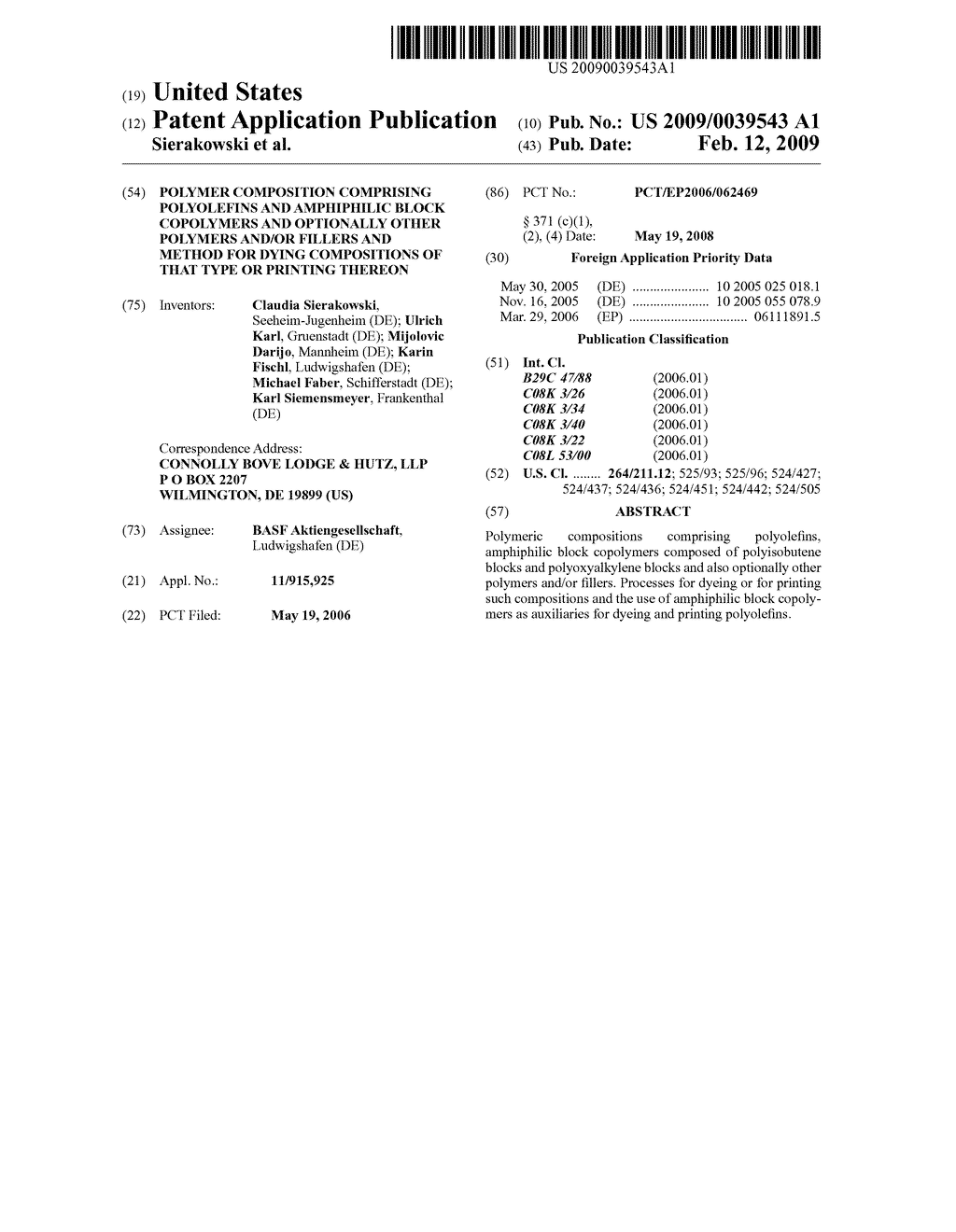 Polymer Composition Comprising Polyolefins And Amphiphilic Block Copolymers And Optionally Other Polymers And/Or Fillers And Method For Dying Compositions Of That Type Or Printing Thereon - diagram, schematic, and image 01