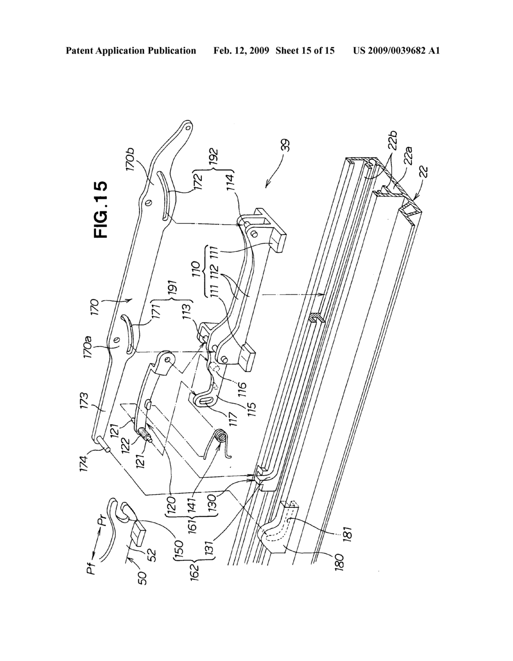 Sunroof apparatus for vehicle - diagram, schematic, and image 16