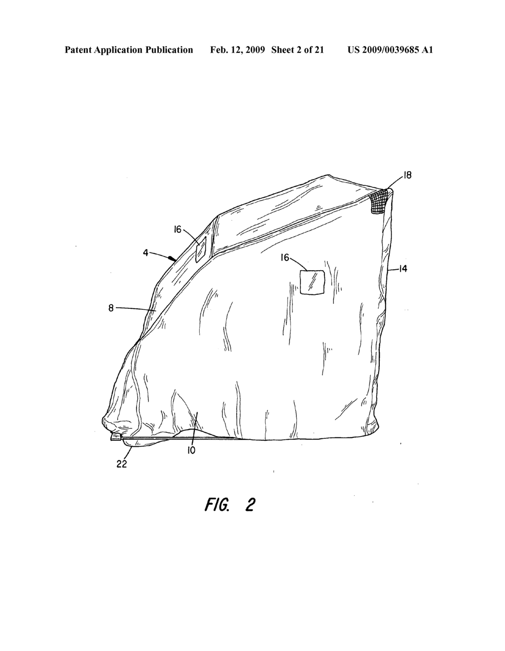 Chair shelter - diagram, schematic, and image 03