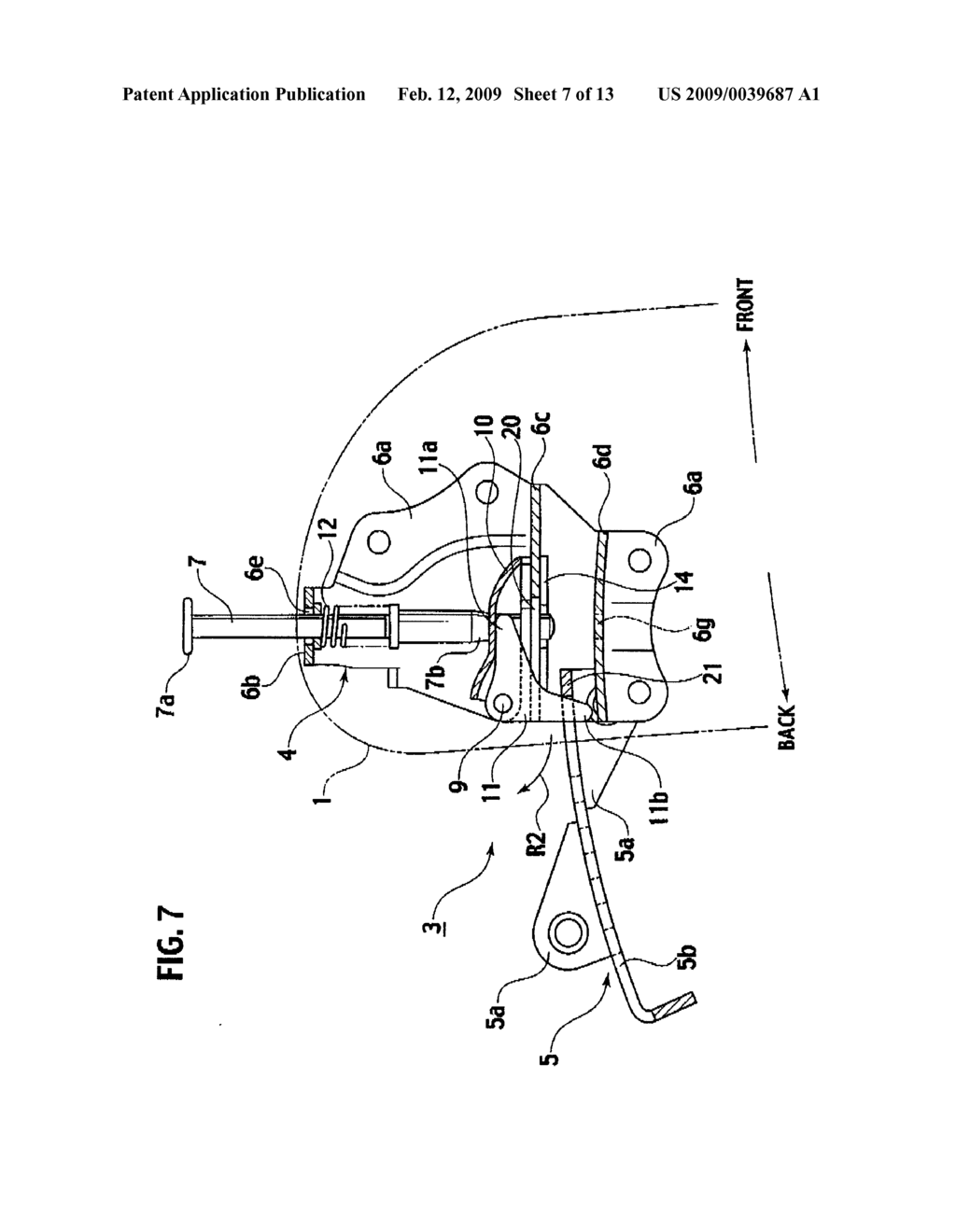 LOCKING DEVICE FOR SEAT BACK - diagram, schematic, and image 08