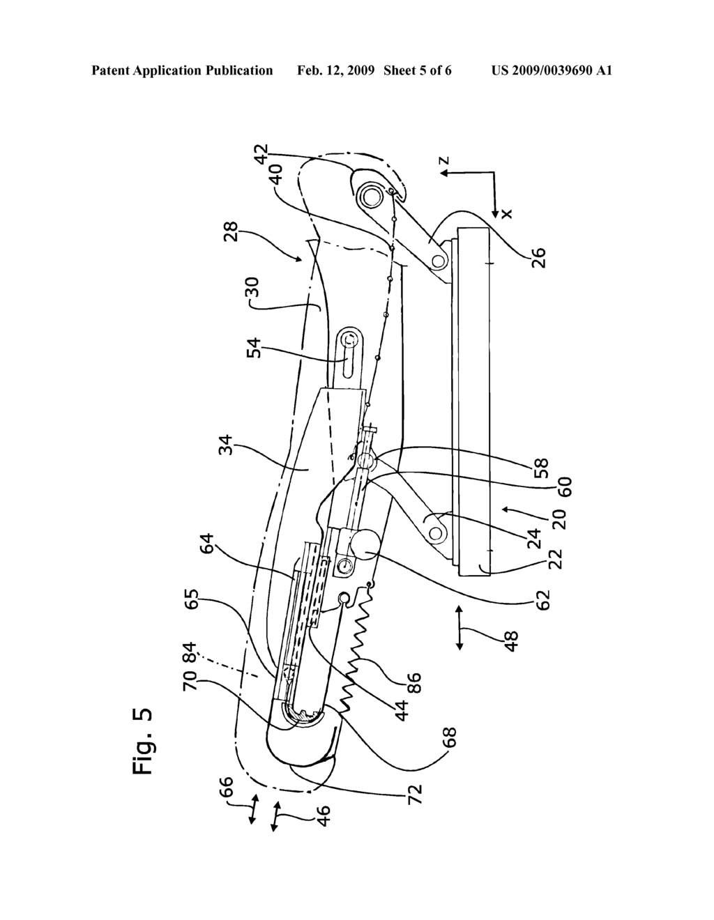 Motor Vehicle Seat with Seat Depth Adjustment - diagram, schematic, and image 06