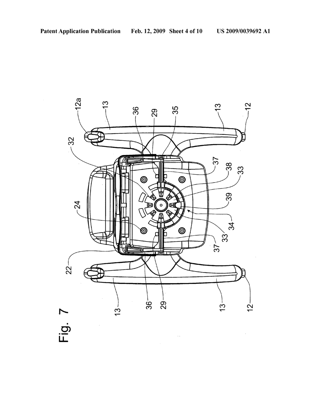 High Chair with Swivel Feature and Height Adjustment - diagram, schematic, and image 05