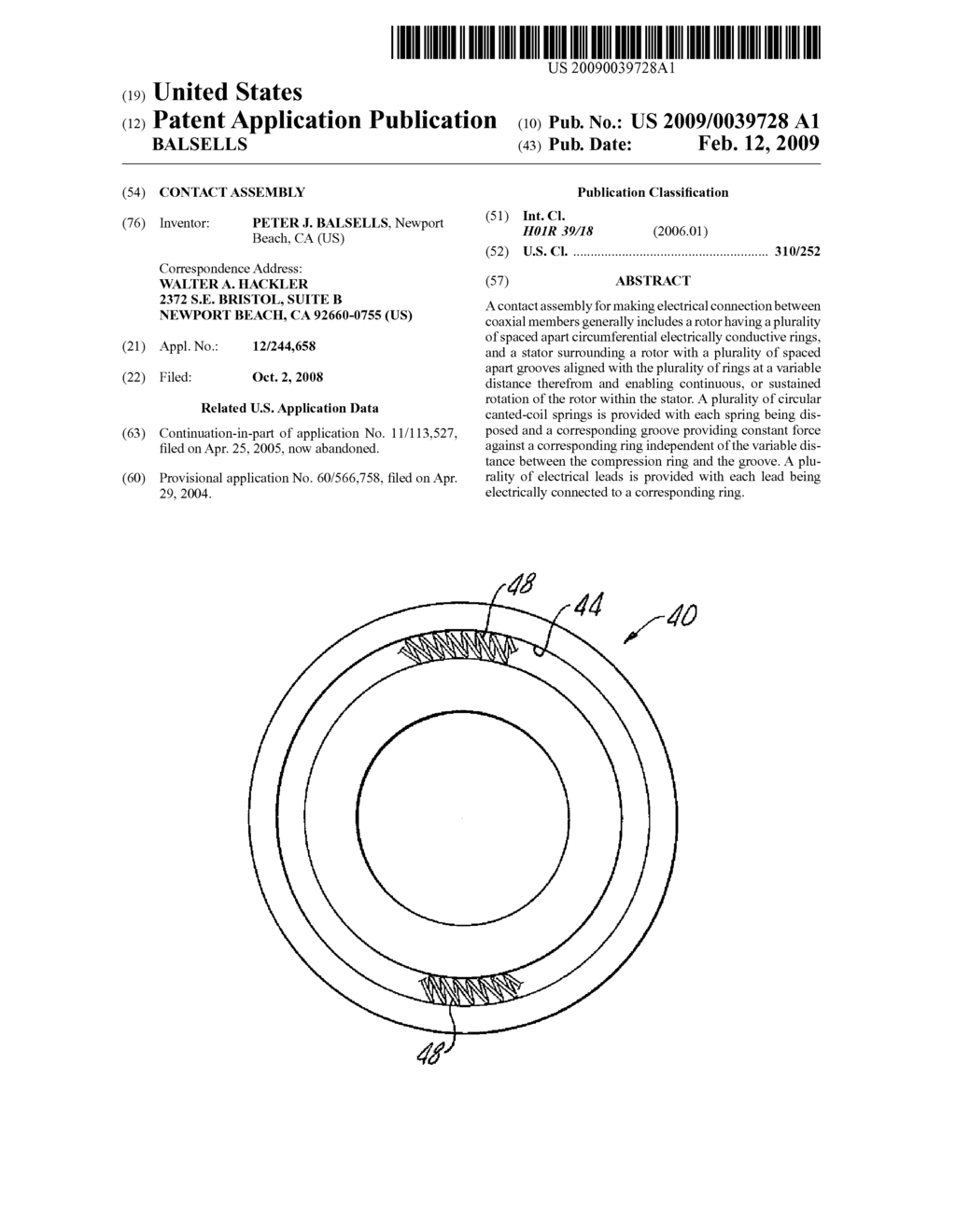 CONTACT ASSEMBLY - diagram, schematic, and image 01