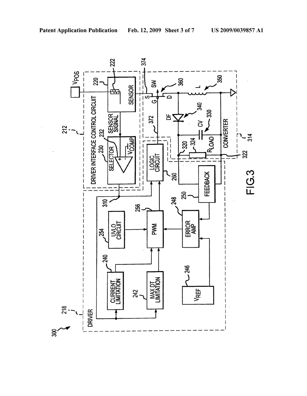 DRIVER WITH CONTROL INTERFACE FACILITATING USE OF THE DRIVER WITH VARIED DC-TO-DC CONVERTER CIRCUITS - diagram, schematic, and image 04