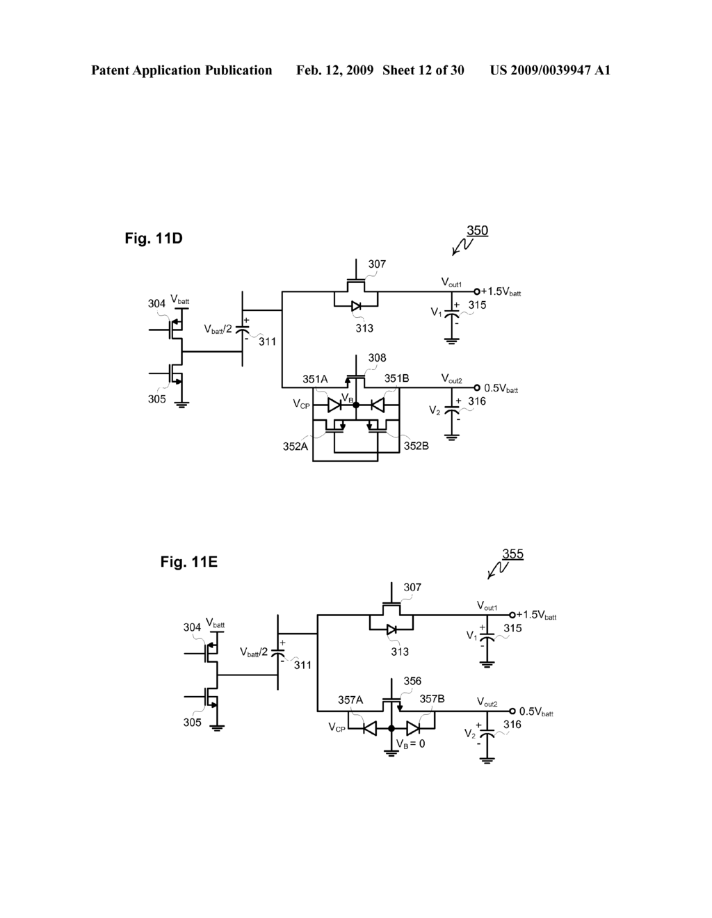 Time-Multiplexed-Capacitor DC/DC Converter with Multiple Outputs - diagram, schematic, and image 13